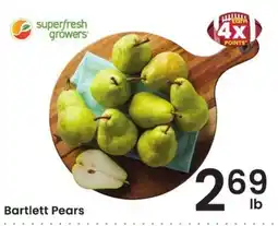 Safeway Superfresh Growers Bartlett Pears offer