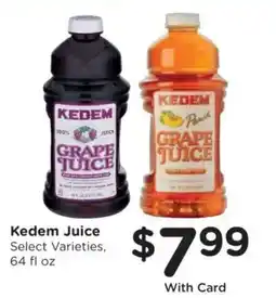 King Soopers Kedem Juice offer