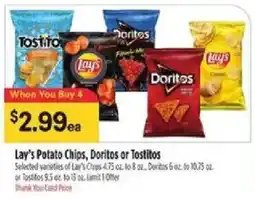 Bashas' Lay's Potato Chips, Doritos or Tostitos offer