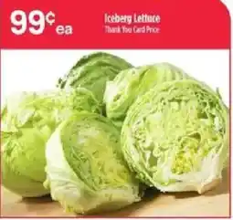 Bashas' Iceberg Lettuce offer