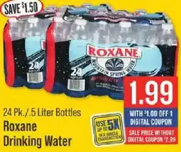 IGA Roxane Drinking Water offer