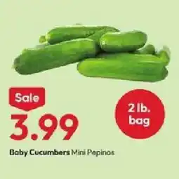 Stater Bros Baby Cucumbers Mini Pepinos offer