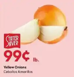 Stater Bros Stater saver yellow onions offer