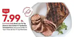 Stater Bros Cut Fresh Daily Beef Loin Tri Tip offer