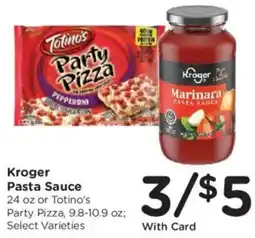 King Soopers Kroger pasta sauce offer