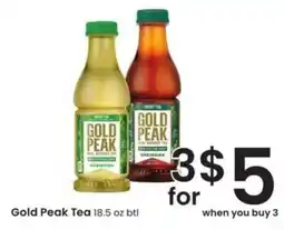 Safeway Gold Peak Tea offer