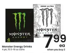 Safeway Monster Energy Drinks offer