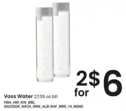 Safeway Voss Water offer