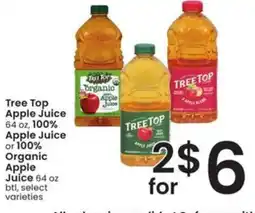 Safeway Tree Top Apple Juice offer