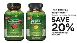 King Soopers Irwin Naturals Supplements offer
