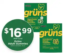 King Soopers Grüns Adult Gummies offer