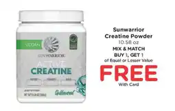King Soopers Sunwarrior Creatine Powder offer