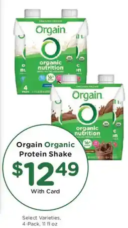 King Soopers Orgain Organic Protein Shake offer