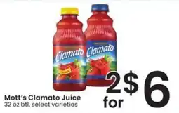 Safeway Mott's Clamato Juice offer