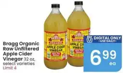 Safeway Bragg organic apple cider vinegar offer