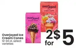 Safeway Overjoyed Ice Cream Cones offer