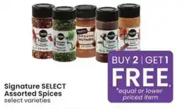 Safeway Signature Select Assorted Spices offer