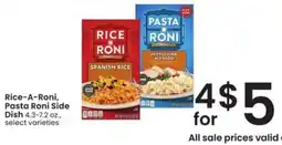 Safeway Rice-A-Roni, Pasta Roni Side Dish offer
