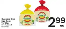 Safeway Guerrero king size corn tortillas offer