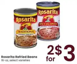 Safeway Rosarita Refried Beans offer