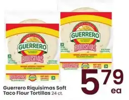 Safeway Guerrero Riquisimas Soft Taco Flour Tortillas offer