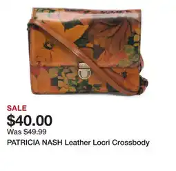 Marshalls PATRICIA NASH Leather Locri Crossbody offer