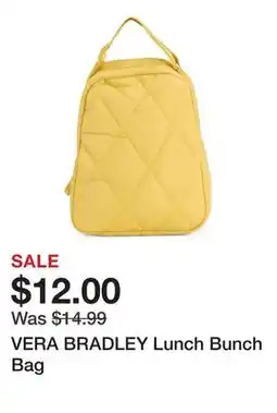 Marshalls VERA BRADLEY Lunch Bunch Bag offer