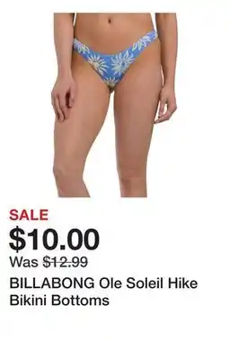Marshalls BILLABONG Ole Soleil Hike Bikini Bottoms offer