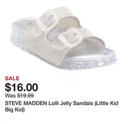 Marshalls STEVE MADDEN Lolli Jelly Sandals (Little Kid Big Kid) offer