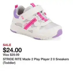 Marshalls STRIDE RITE Made 2 Play Player 2 0 Sneakers (Toddler) offer