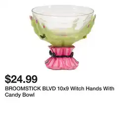 Marshalls BROOMSTICK BLVD 10x9 Witch Hands With Candy Bowl offer