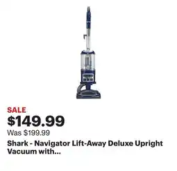 Best Buy Shark - Navigator Lift-Away Deluxe Upright Vacuum with Anti-Allergen Complete Seal - Blue offer