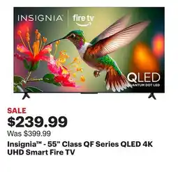 Best Buy Insignia - 55 Class QF Series QLED 4K UHD Smart Fire TV offer