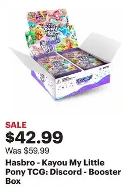 Best Buy Hasbro - Kayou My Little Pony TCG: Discord - Booster Box offer
