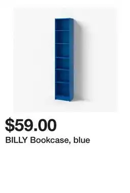Ikea BILLY Bookcase, blue offer