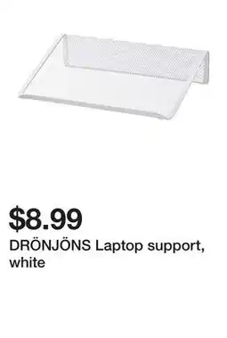 Ikea DRÖNJÖNS Laptop support, white offer