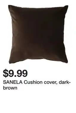 Ikea SANELA Cushion cover, dark-brown offer
