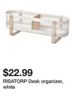 Ikea RISATORP Desk organizer, white offer