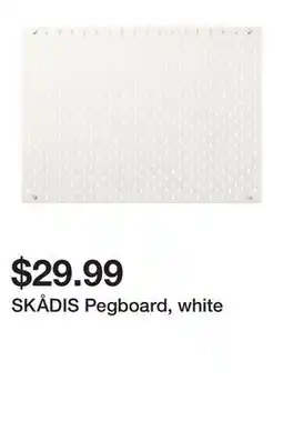 Ikea SKÅDIS Pegboard, white offer