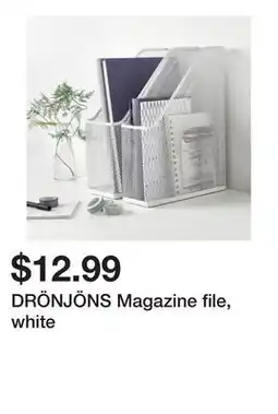 Ikea DRÖNJÖNS Magazine file, white offer