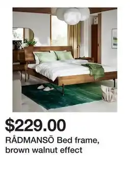 Ikea RÅDMANSÖ Bed frame, brown walnut effect offer