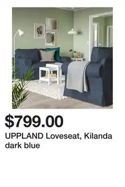 Ikea UPPLAND Loveseat, Kilanda dark blue offer
