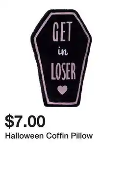 Five Below Halloween Coffin Pillow offer