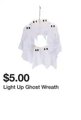Five Below Light Up Ghost Wreath offer