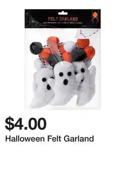 Five Below Halloween Felt Garland offer