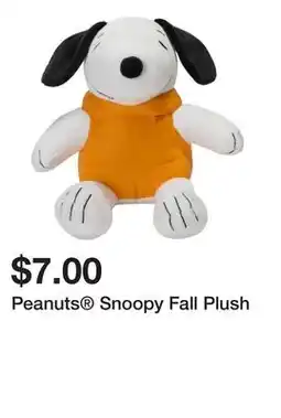 Five Below Peanuts Snoopy Fall Plush offer
