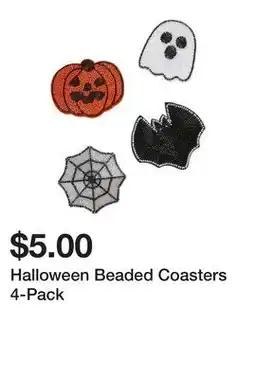 Five Below Halloween Beaded Coasters 4-Pack offer