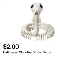 Five Below Halloween Skeleton Snake Décor offer