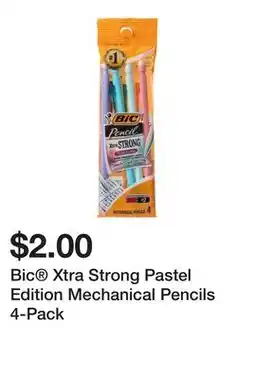 Five Below Bic Xtra Strong Pastel Edition Mechanical Pencils 4-Pack offer