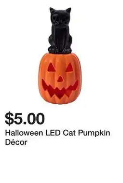 Five Below Halloween LED Cat Pumpkin Décor offer